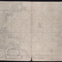 1698 thornton a generall chart of the west indies yale.jpg